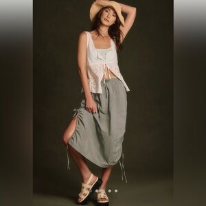 Anthropologie Daily Practice Midi Skirt